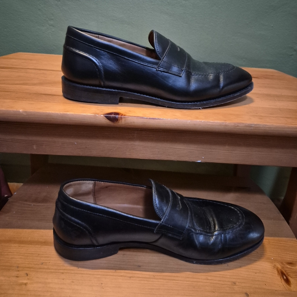 Allen Edmonds Randolph Penny Loafers Black Leather Men’s 11.5 3E Made in USA